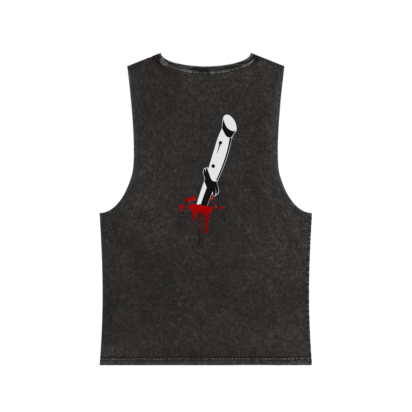 Unisex Stonewash Tank Top - DFWM Graphic Tee with Artistic Design - TheMDA official store