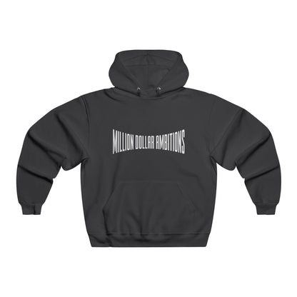 Million Dollar Ambitions Men's Hooded Sweatshirt - Stylish and Motivational - TheMDA official store