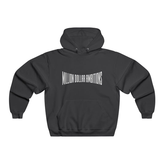 Million Dollar Ambitions Men's Hooded Sweatshirt - Stylish and Motivational - TheMDA official store
