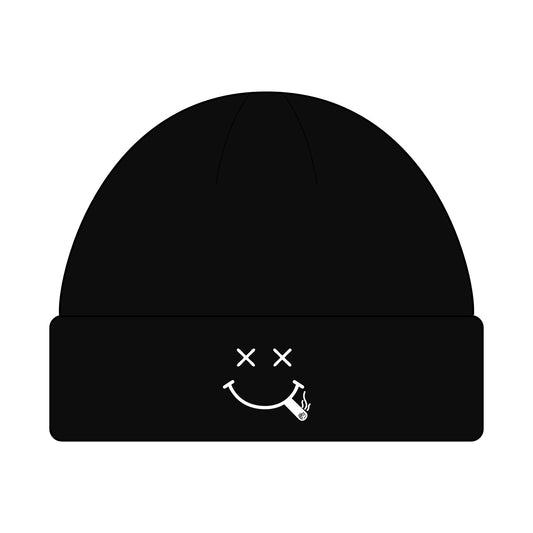 Trendy Cuff Beanie with Smiley Design - Perfect for Everyday Wear and Gifting - TheMDA official store