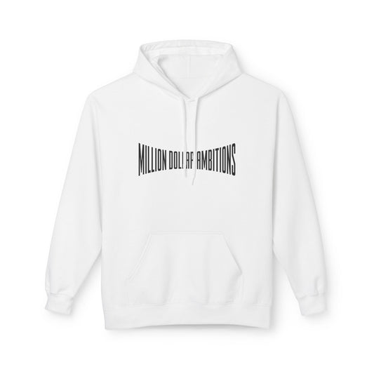 Million Dollar Ambitions Unisex Hoodie - Softstyle Fleece for Dreamers - TheMDA official store