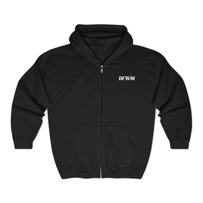 Inspirational Full Zip Hoodie - 'GO HARD' & 'DFWM' Designs - TheMDA official store