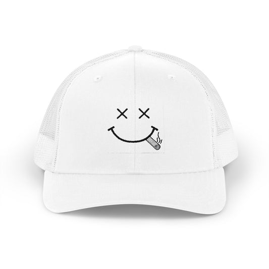 Smiley Face Graphic Snapback Trucker Cap - Casual Streetwear Hat - TheMDA official store