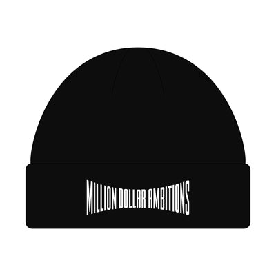 Million Dollar Ambitions Cuff Beanie | Stylish Winter Hat for Dreamers - TheMDA official store