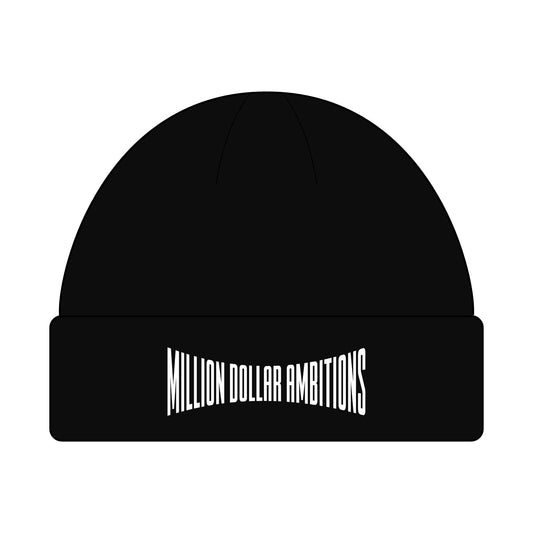 Million Dollar Ambitions Cuff Beanie | Stylish Winter Hat for Dreamers - TheMDA official store
